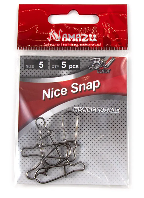 Карабин Namazu NICE SNAP, цв. BN